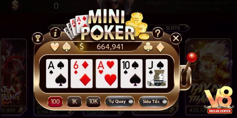 Mẹo chơi mini poker V8club thắng lớn từ cao thủ - Pgwin