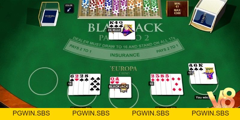 Chi tiết cách chơi blackjack V8club cho tân binh - Pgwin