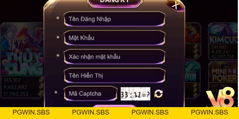 Đăng ký V8club - Hướng dẫn các bước chi tiết cho tân thủ - Pgwin