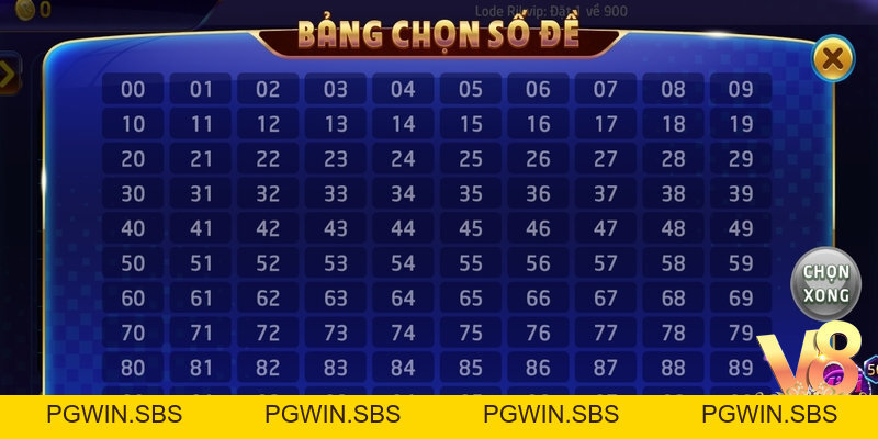 Lô đề 1 ăn 900 V8club – Cơ hội trúng thưởng khủng nhất - Pgwin