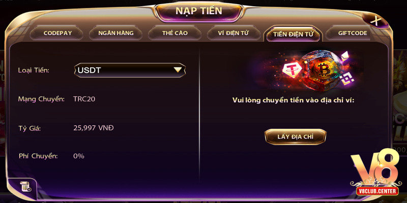 Nạp tiền V8club - Hướng dẫn chi tiết và an toàn nhất - Pgwin