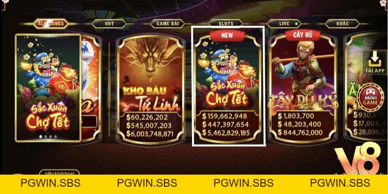 Sắc xuân chợ Tết V8club – Tết vui cùng những phần quà lớn - Pgwin